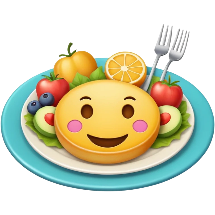 Happy food  emoji