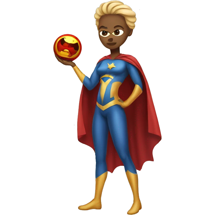 The superhero Homelander pregnant with a child emoji