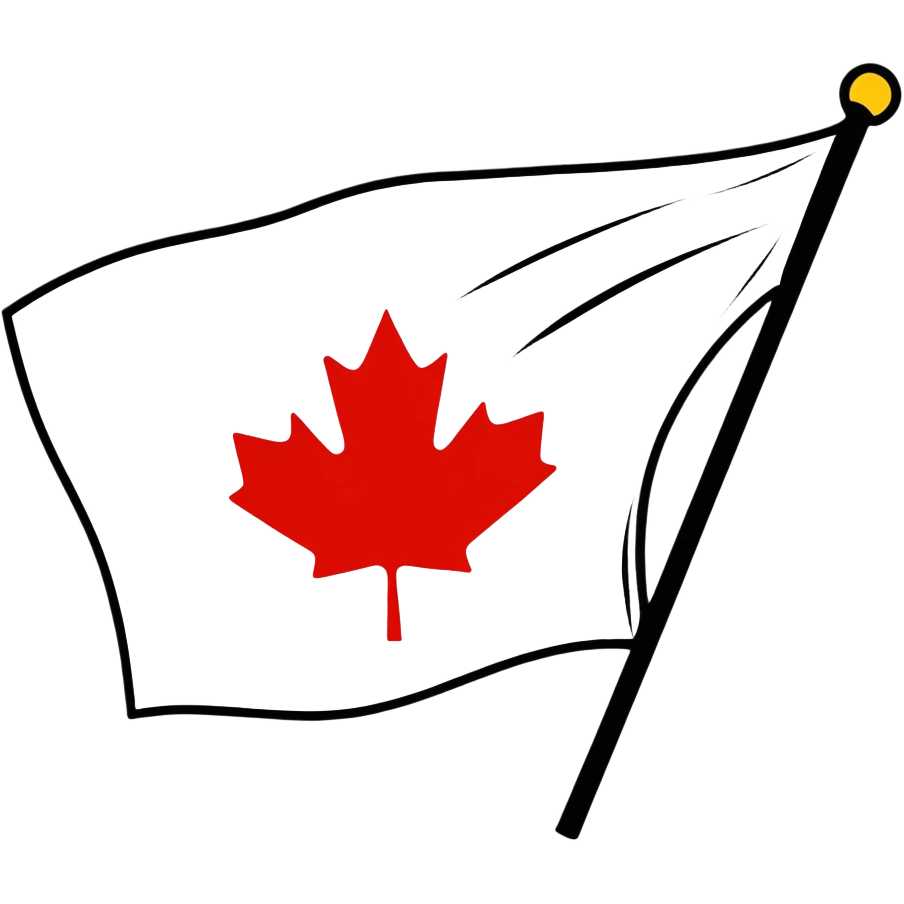 Canadian flag emoji