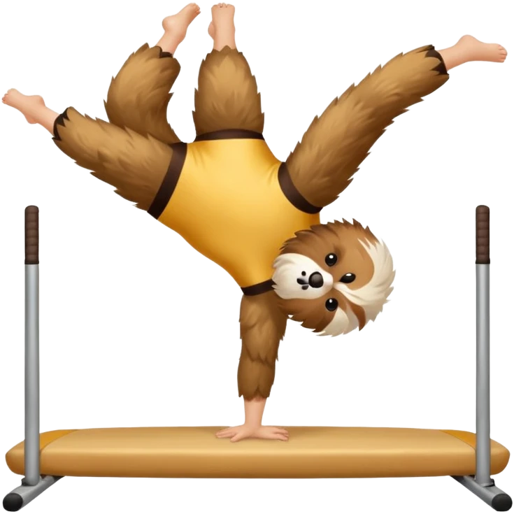 Shitzu doing gimnastic  emoji