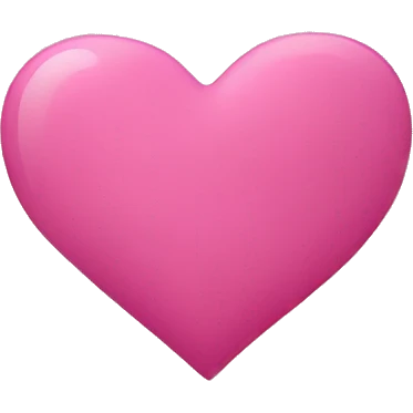 Heart pink emoji