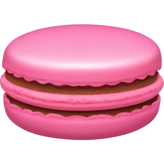 Pink macaron emoji