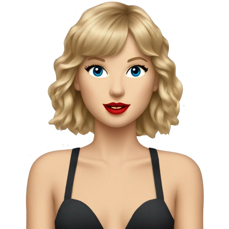 Taylor Swift with bodysuit emoji