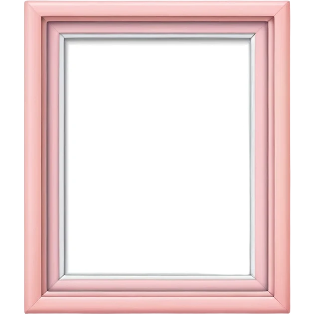 Light pink picture frames  emoji
