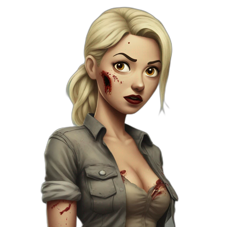 walking dead pinup emoji