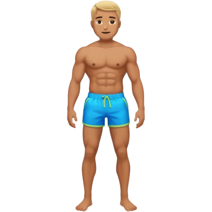 A man without clothes ful body emoji