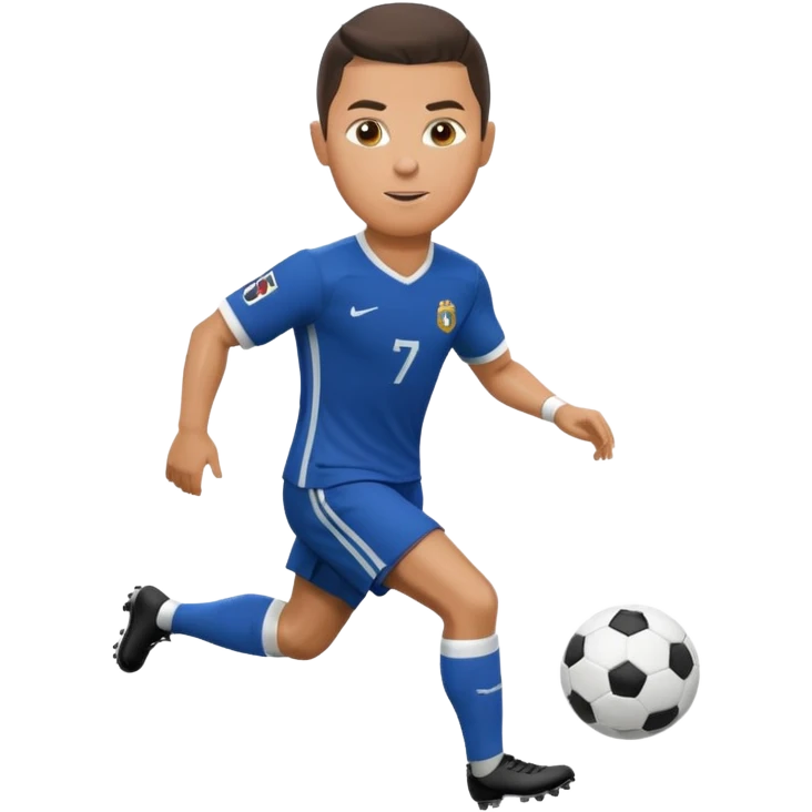 He does Cristiano Ronaldo but with his back to the camera emoji