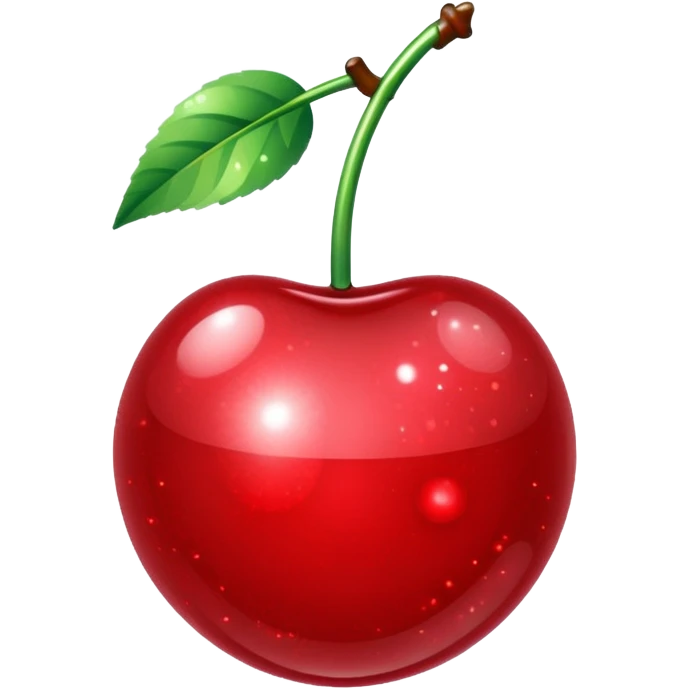 Sparkly cherry  emoji