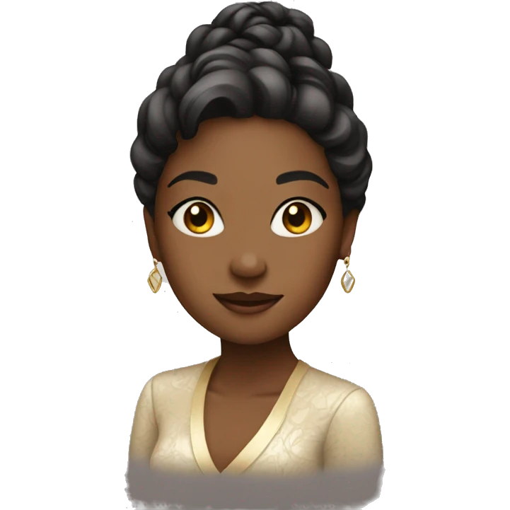 Rich girl emoji
