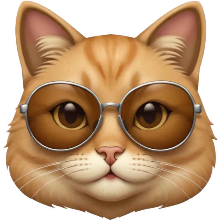 Cat wearing sunglasses emoji