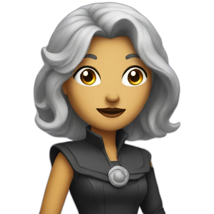 Moon as a female villain emoji