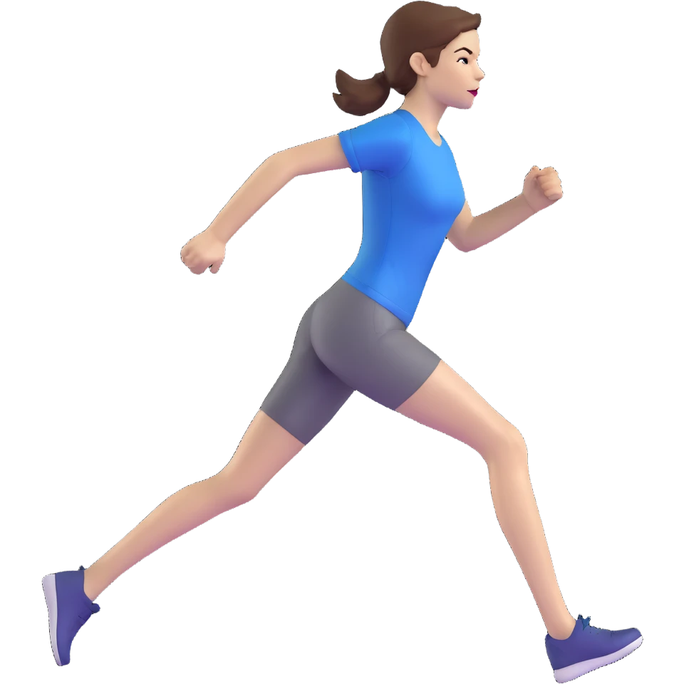 Michelle Monaghan running, female actress with brown hair emoji