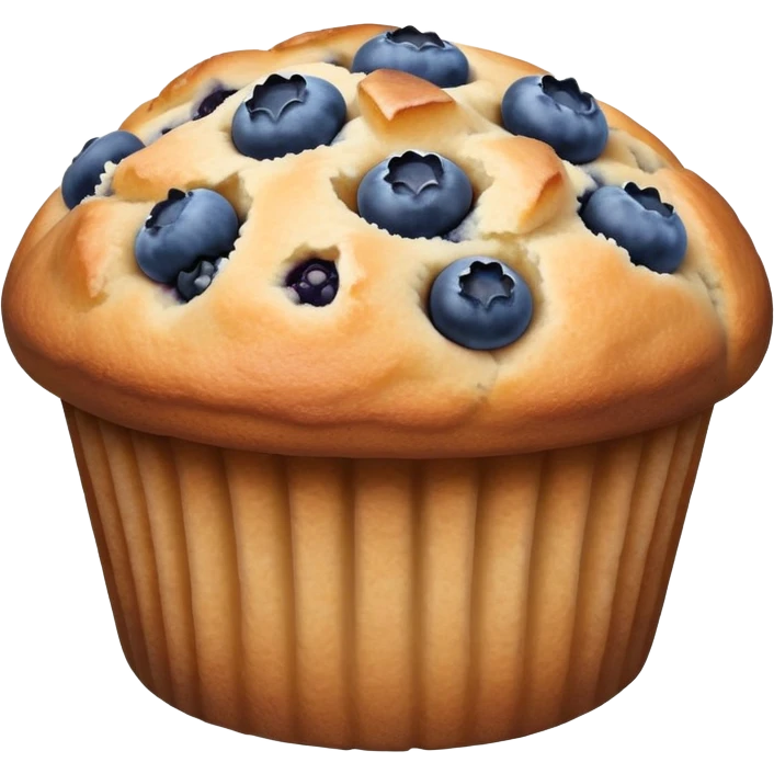 Blueberry muffin emoji