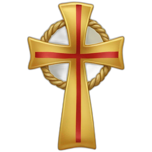 protestant Cross & Ribbon emoji