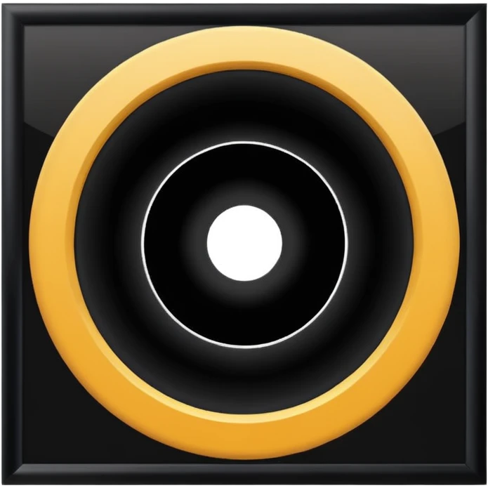 The black squares go into the black hole emoji