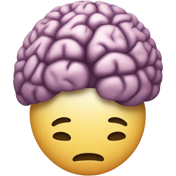 hugging brain that looks like hugging face emoji emoji