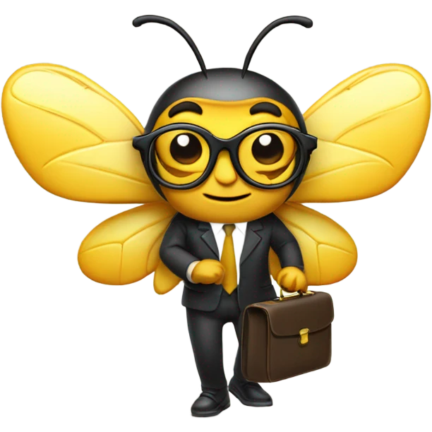 bee marketer  emoji