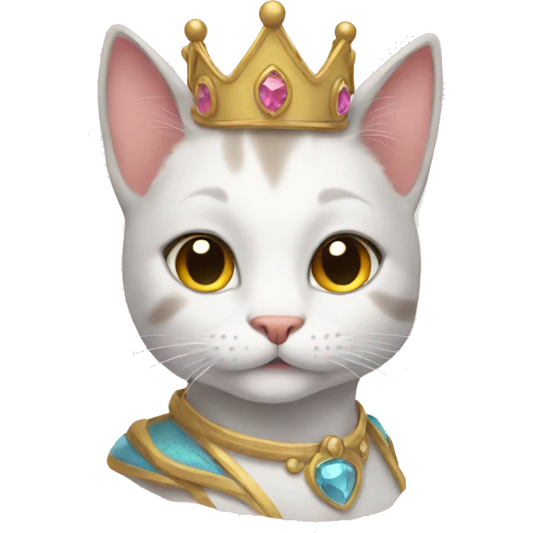 Cat princess emoji