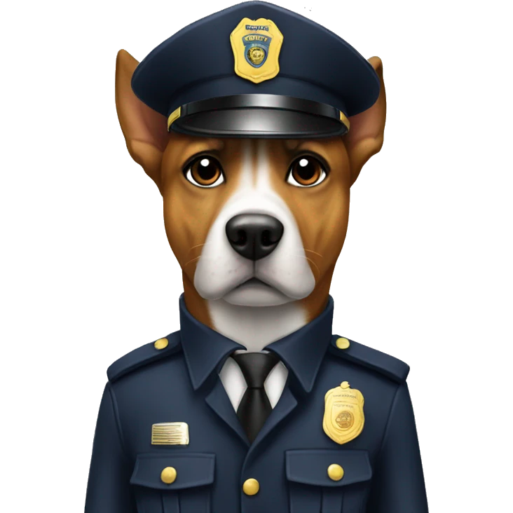 Dog cop emoji