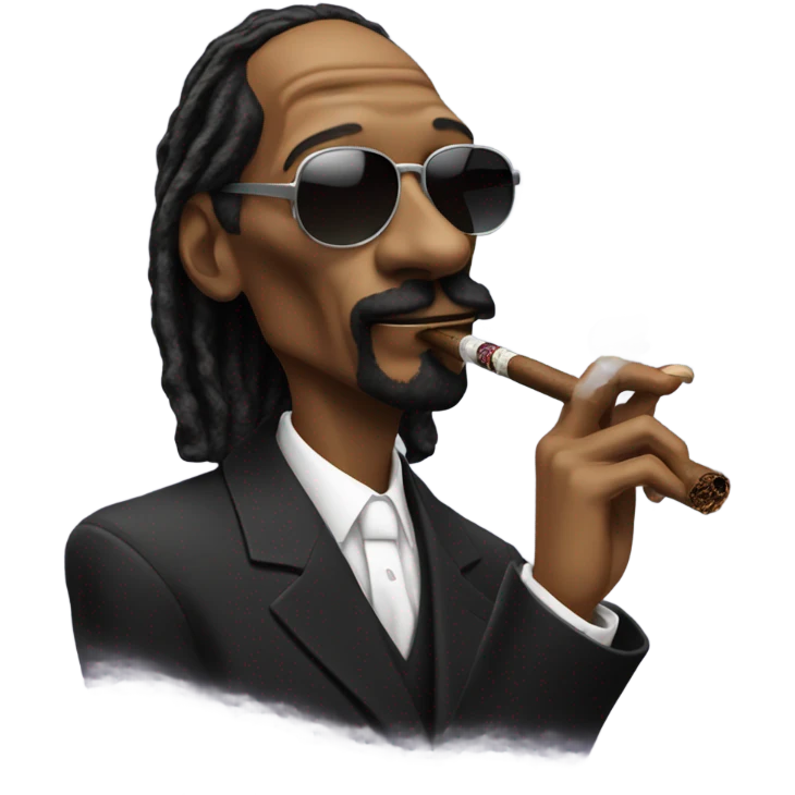 Snoop dogg smoking cigar emoji