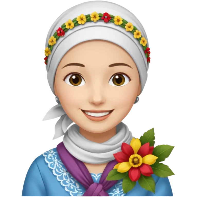 generate an apple style emoji with a woman granny counting money specifically romaanian lei emoji