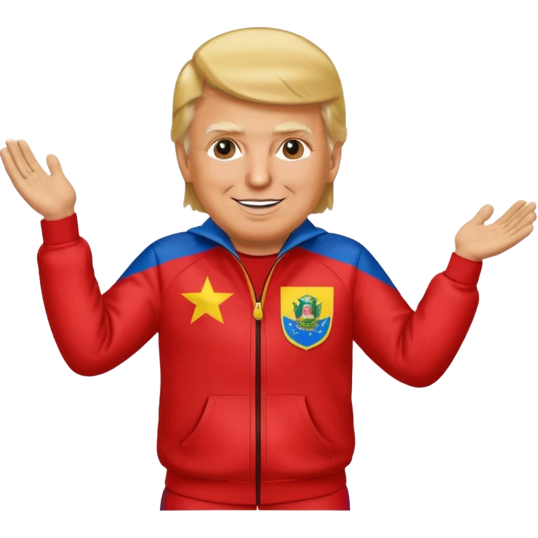 DONALD TRUMP CON EL CHANDAL DE MADURO emoji