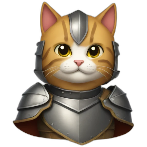 cat knight emoji