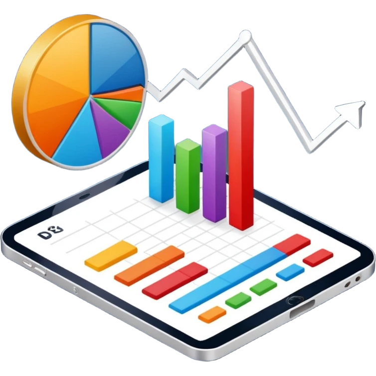 data analyze report chart emoji