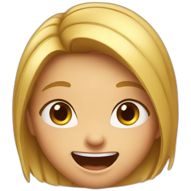 Girl excited  emoji