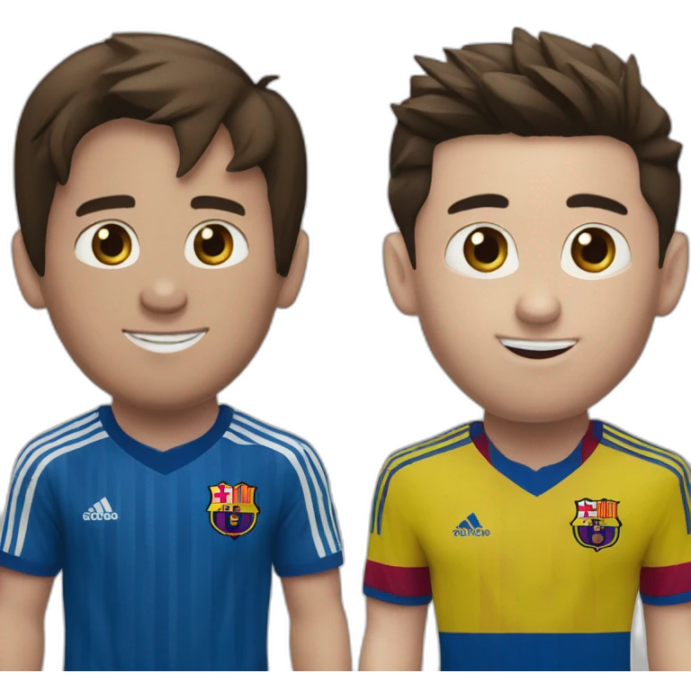 Ronaldo et messi emoji