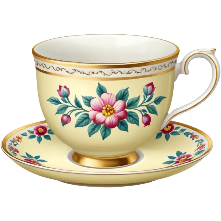 antique floral teacup emoji