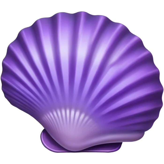 Purple sea shell emoji
