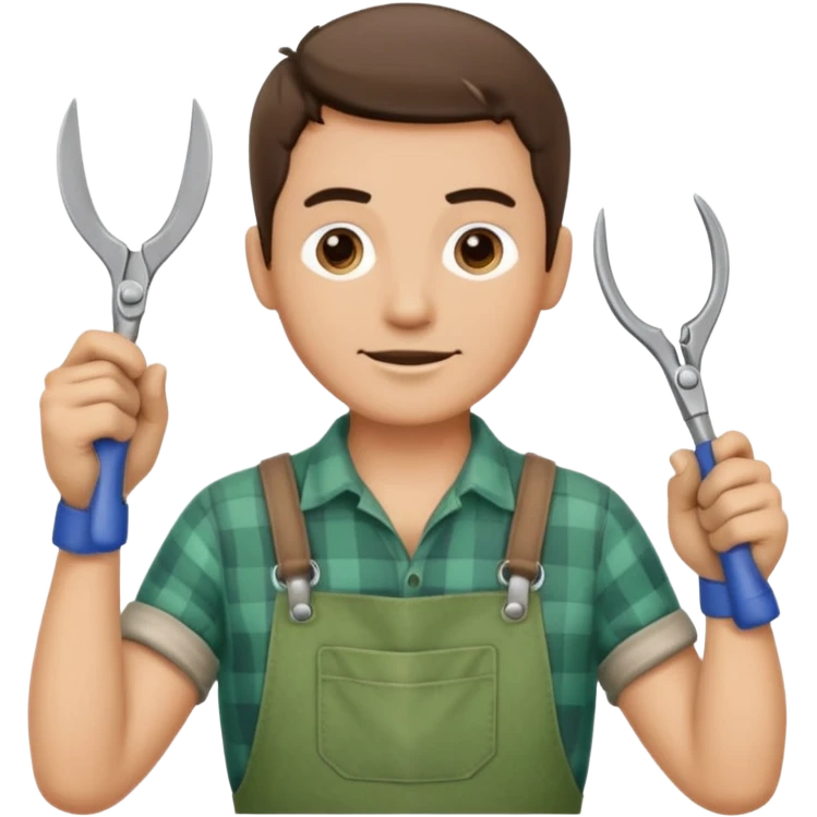 GARDENER WITH SESORS emoji