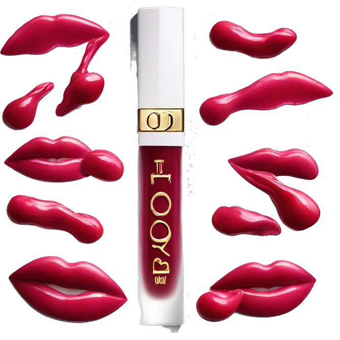Dior cherry lip oil emoji