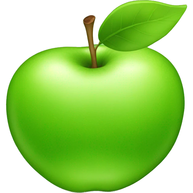 apple butt green emoji
