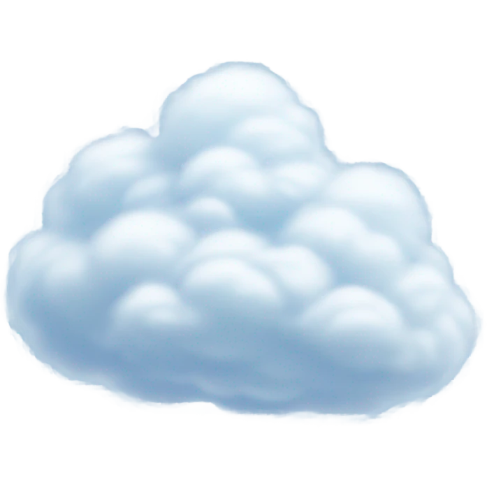 Cloud emoji