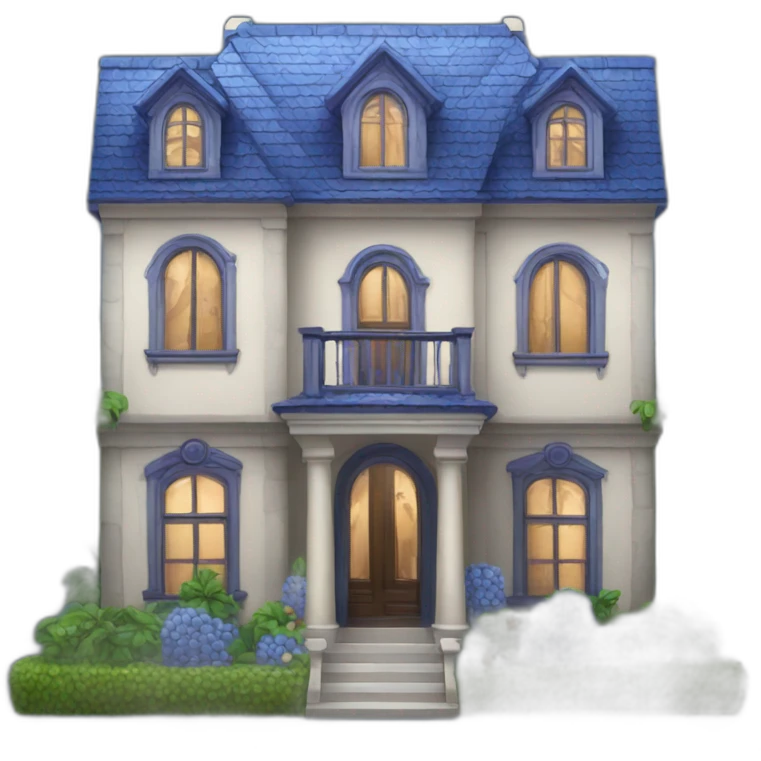 blueberry luxury house emoji