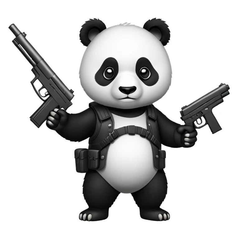 Armed Panda emoji