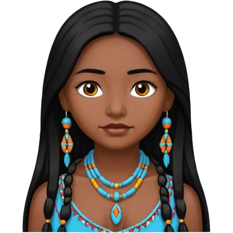 native american girl emoji