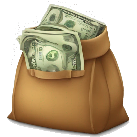 Ladrón con bolsa de dinero emoji