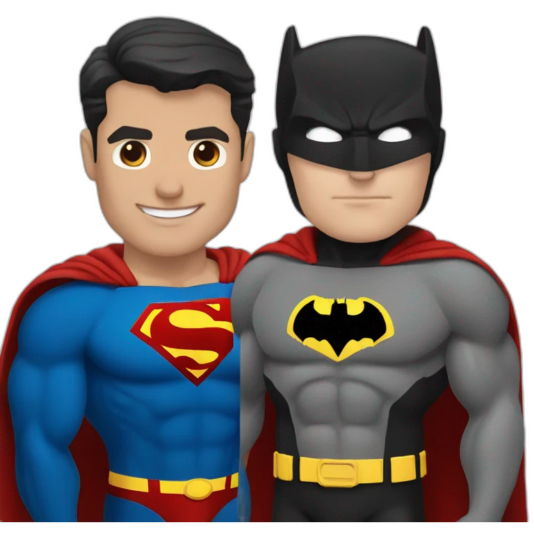 superman and batman emoji