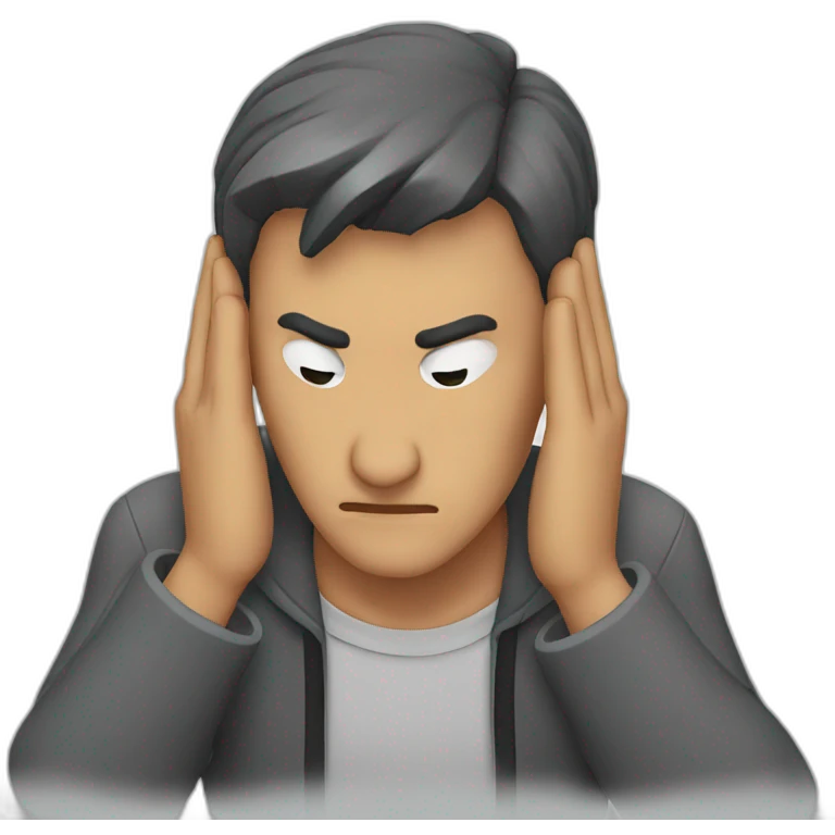 Vulcan headache emoji