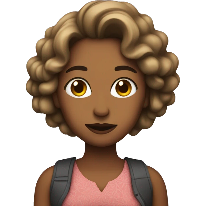 Mujer con pesas emoji