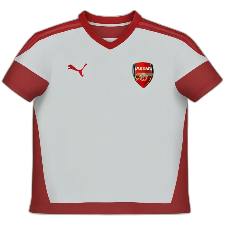 Arsenal home shirt emoji