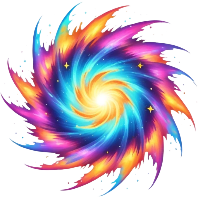bright colorful supernova explosion in space emoji