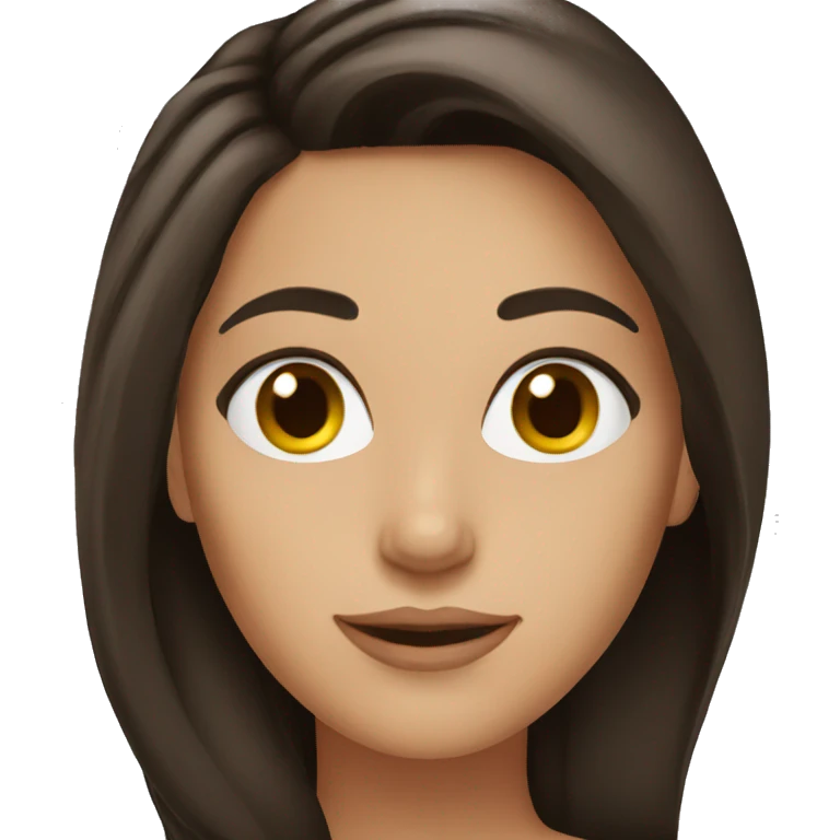brunette emoji