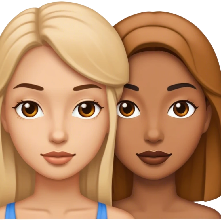two women, closeup. See the full thing today for $9.99 emoji