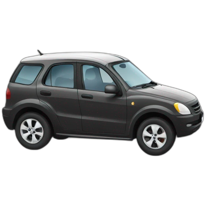 macron sur voiture sur le peine emoji