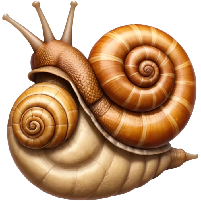snail + anatomical heart emoji