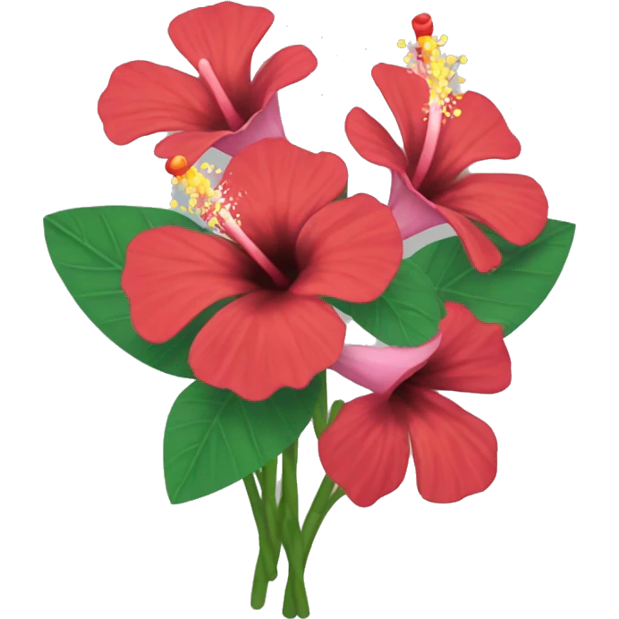 Hibiskus bouquet  emoji